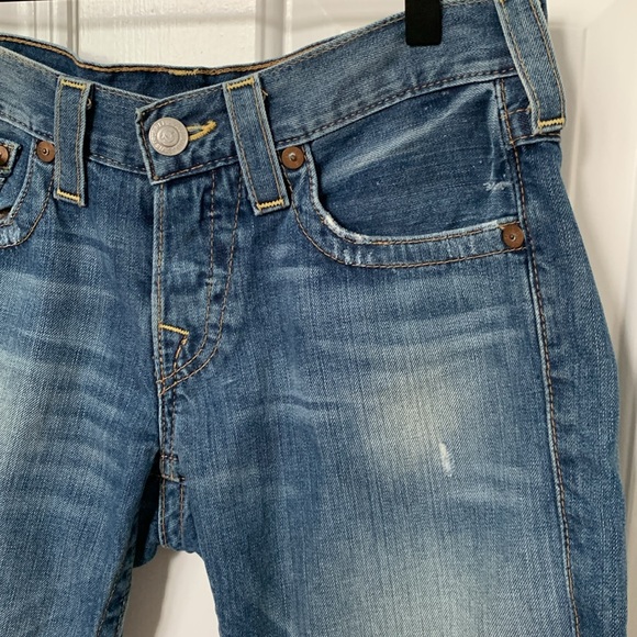 Y2K True Religion Riley boyfriend shorts - made in USA - 27 - Picture 3 of 8